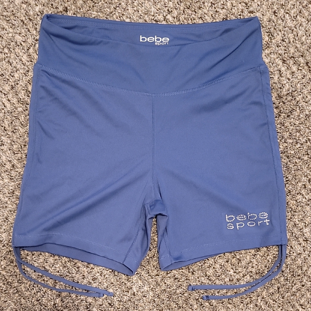 bebe Sport Athletic Cinch-side Shorts
